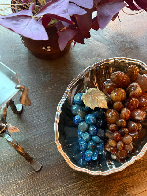 Grapes - blue agate