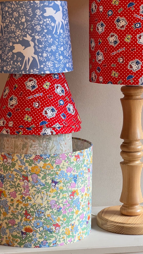 Table lampe - Hello Kitty lampshade