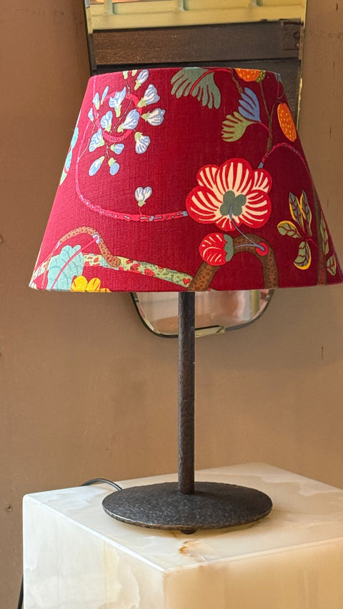 Hammered vintage lamp