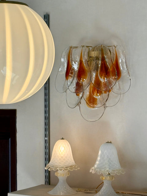 Vintage Murano wall sconces