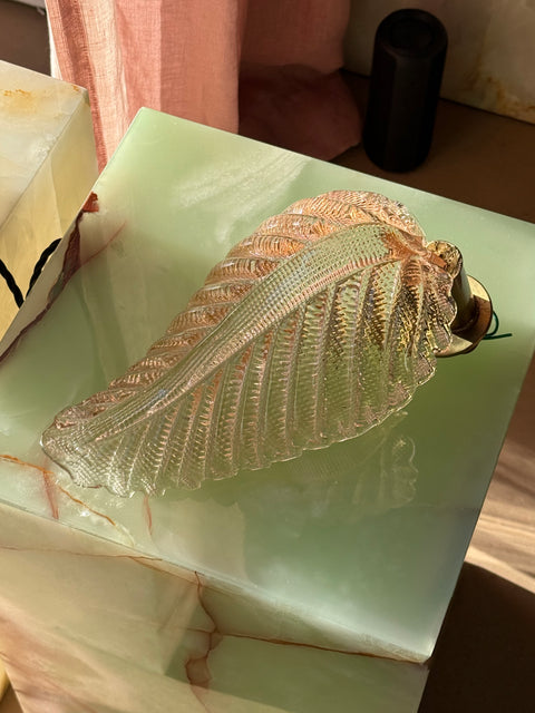 Vintage leaf lamp