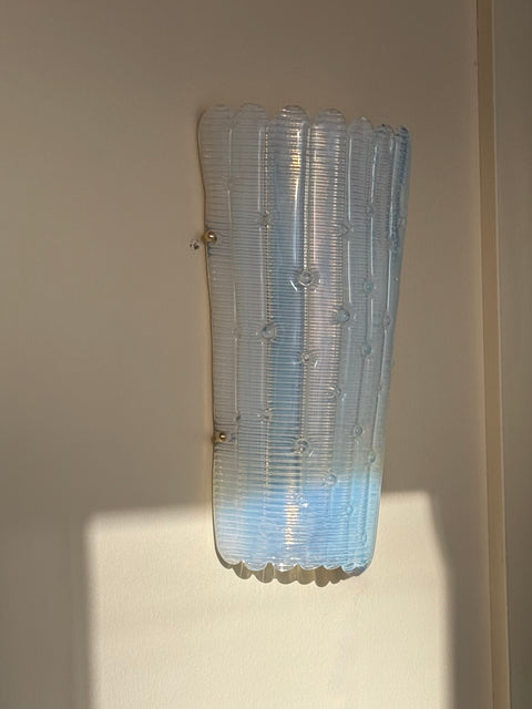 A pair of vintage Murano wall scones