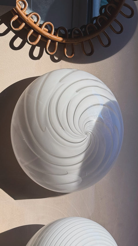 Vintage Murano wall / ceiling lamp