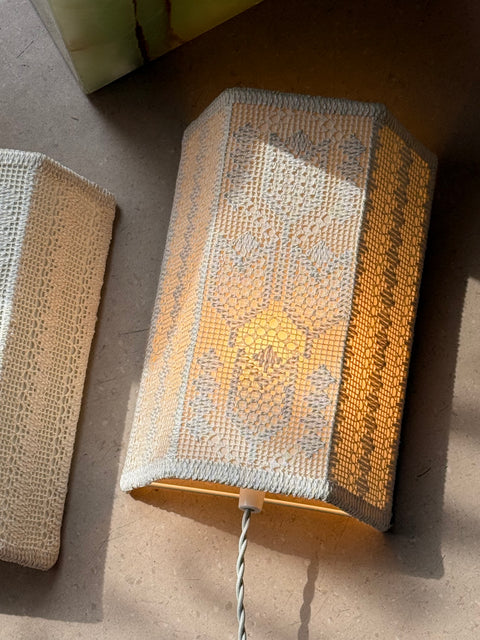 Pair of vintage wall lamps