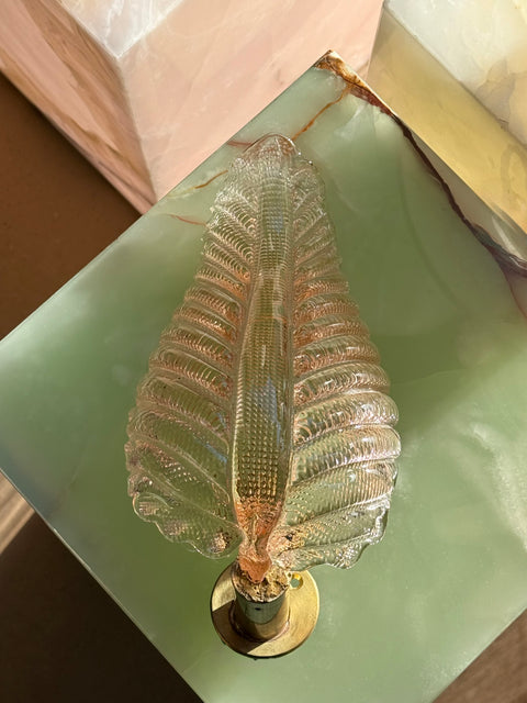 Vintage leaf lamp