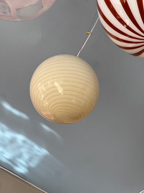 Murano taklampe - krem ​​D30