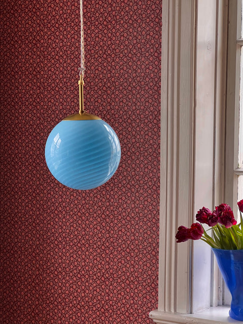 Murano ceiling lamp - blue D20