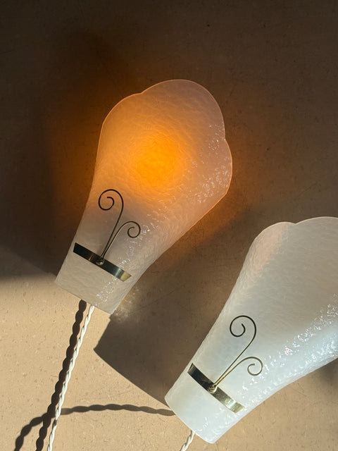 Pair of Sculptural Wall Sconces