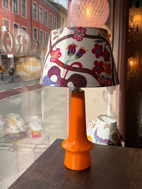 Orange table lamp