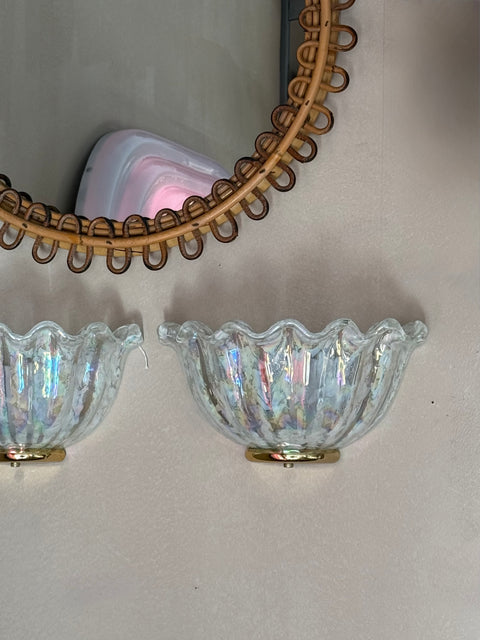 Vintage Murano wall scone