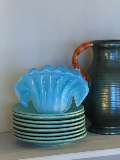 Vintage Murano shell bowl